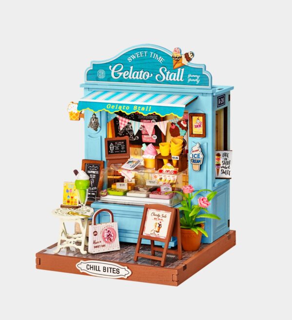 Rolife Gelato Stall DIY Miniature House DS052
