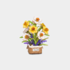 TF002-GREY Rowood Narcissus 3D Wooden Puzzle TF002