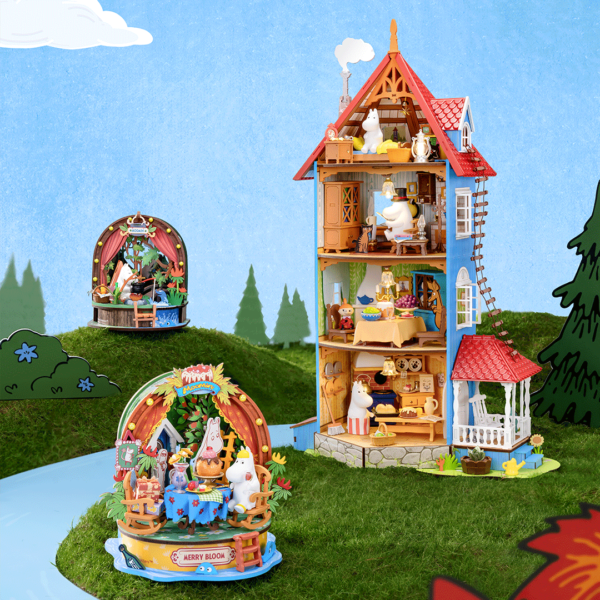 DA009-6 Rolife Moominhouse DIY Miniature House DA009