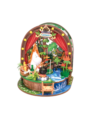Rolife Moomintroll's Forest Camp DIY Miniature House DA010
