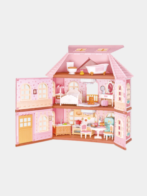 Rolife Fairy Rose Cottage Haley Island DIY Dollhouse Kit HH001