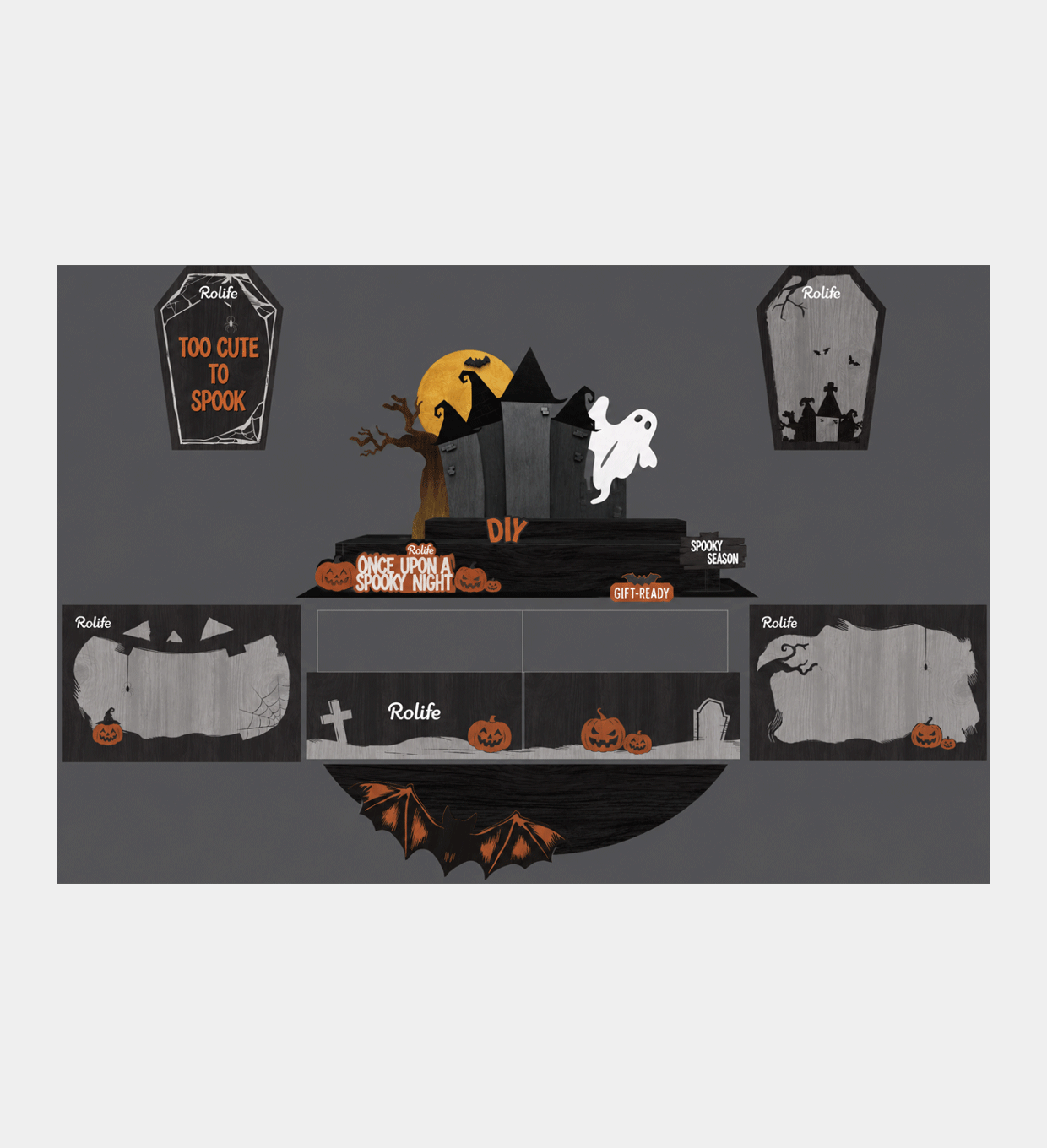 Halloween Display Table Materials