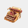 Tiny Typewriter 3D Wooden Puzzle MP06