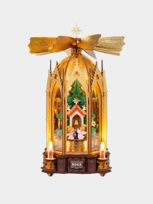 ROKR Blessed Christmas Pyramid 3D Wooden Puzzle AMB01