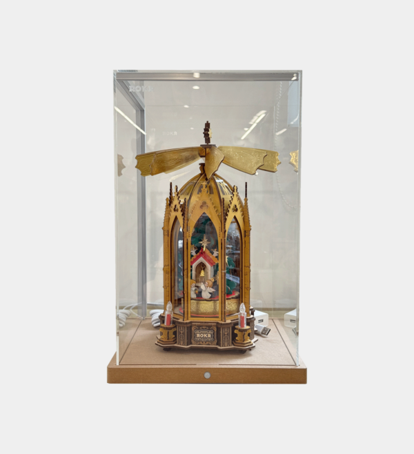 AMB01Z-UK Blessed Christmas Pyramid Display Showcase AMB01Z