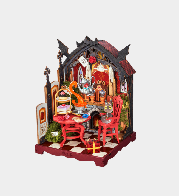 DS055-UK Rolife Rosa Salon DIY Miniature House DS055