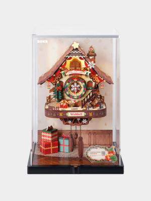 Christmas Cuckoo Clock Display Showcase LCB01Z