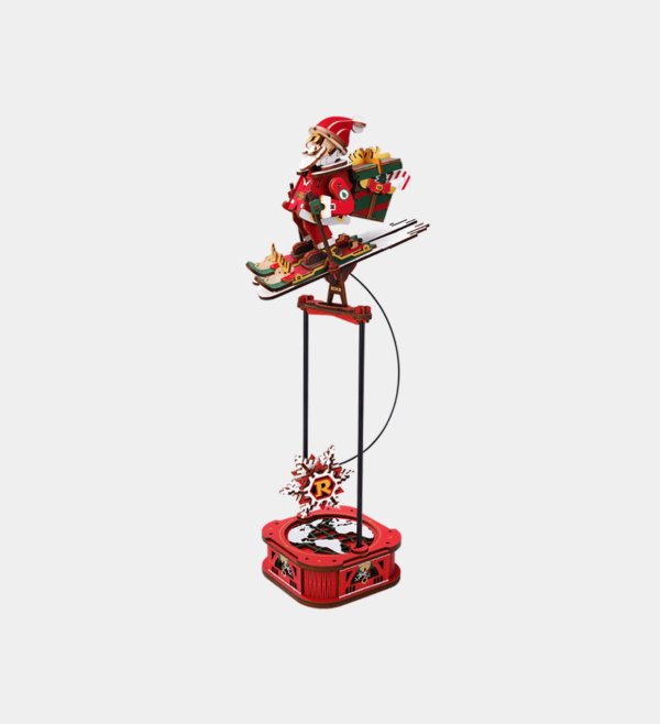 ROKR Santa on Skis Pendulum Balance Toy 3D Puzzle MCD06