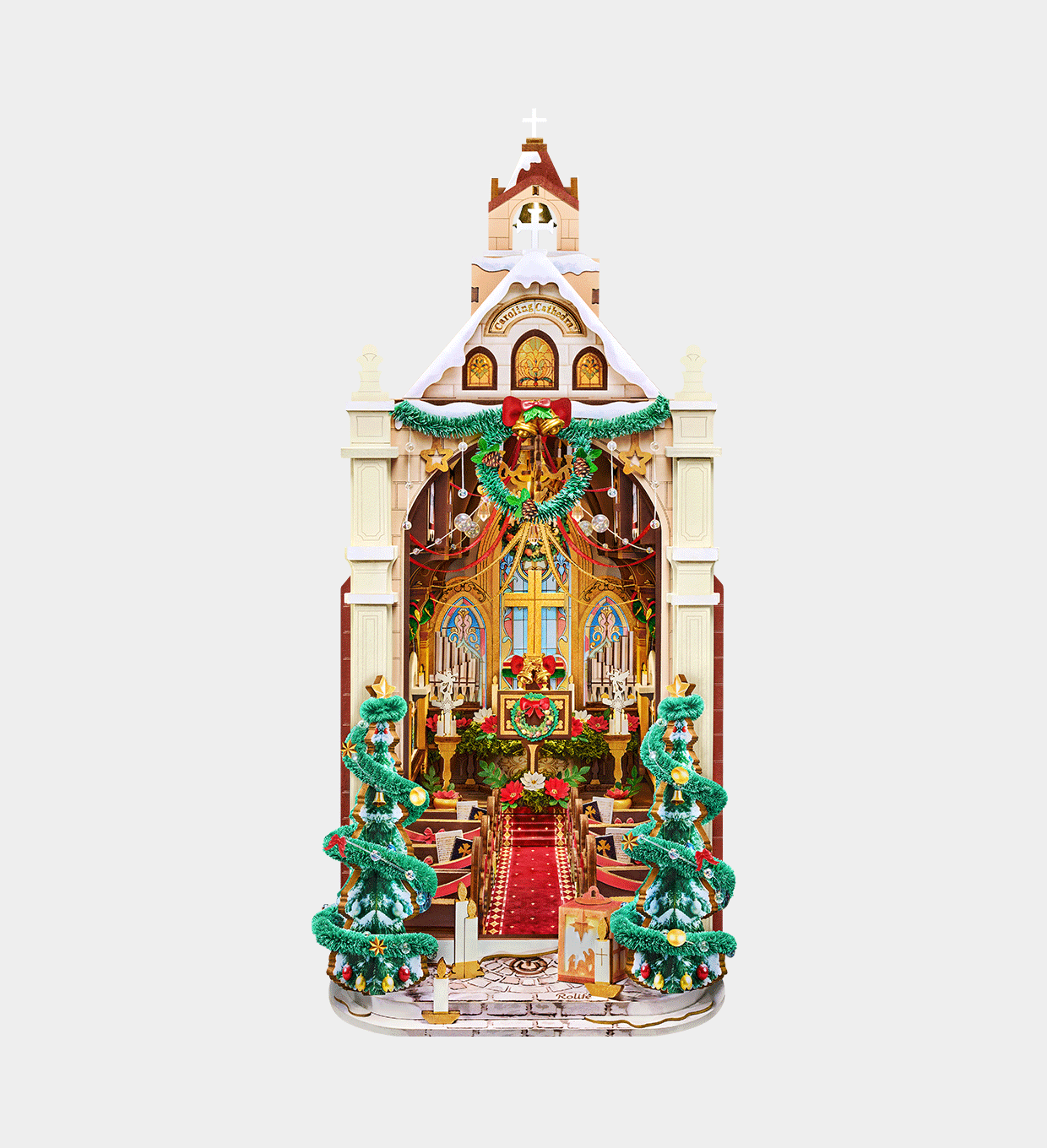 Rolife Caroling Cathedral DIY Book Nook TGB26