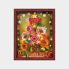 Rowood Everglow Christmas Tree DIY Wooden Flower Bouquet TW05H