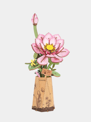 Rowood Lotus DIY Wooden Flower Puzzle TW151