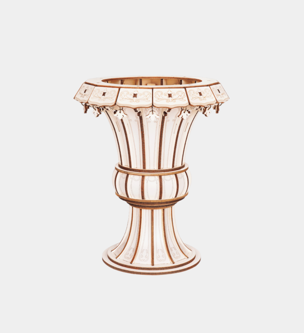 Rowood Flora Vase DIY 3D Wooden Puzzle TWM02